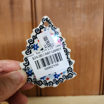 Ornament   Tree   2.75" x 2.5"   U4661 ~ U3 ~ T. Liana