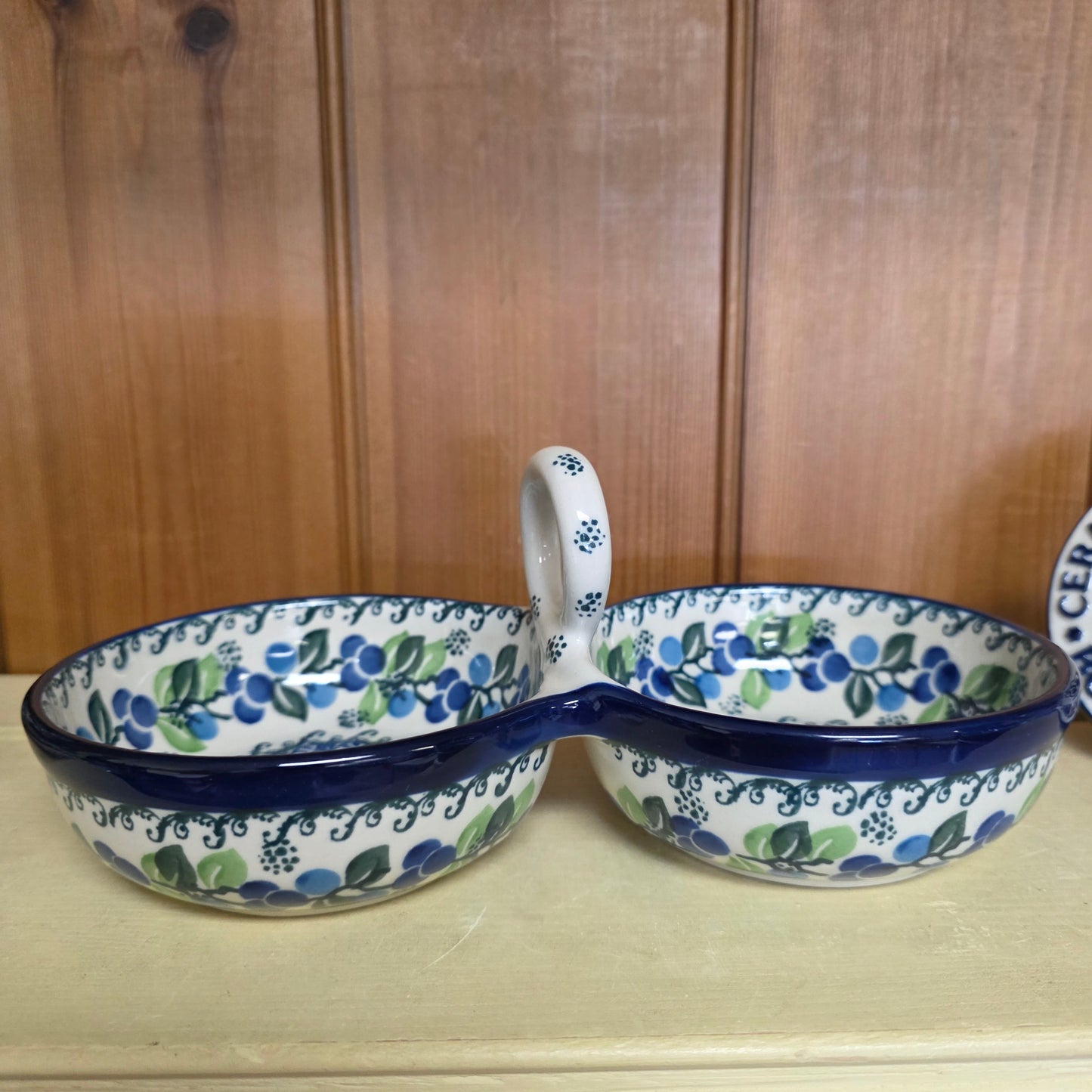 Bowls   Double Serving   9.75"L 942-1416X  Blue Berries pf0526