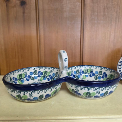 Bowls   Double Serving   9.75"L 942-1416X  Blue Berries pf0526