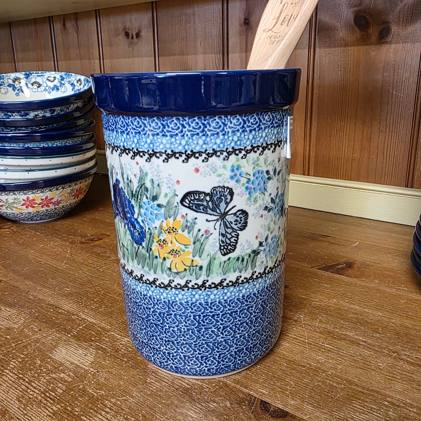 Wine/ Utensil Holder   7.75" H  169-U5132  U4 pf0526