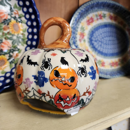 Pumpkin Jack o lantern  5.5" Halloween luminary