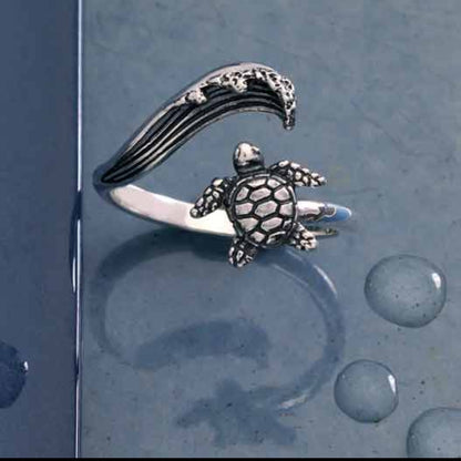 Jewelry ~ Ring Turtle / sterling