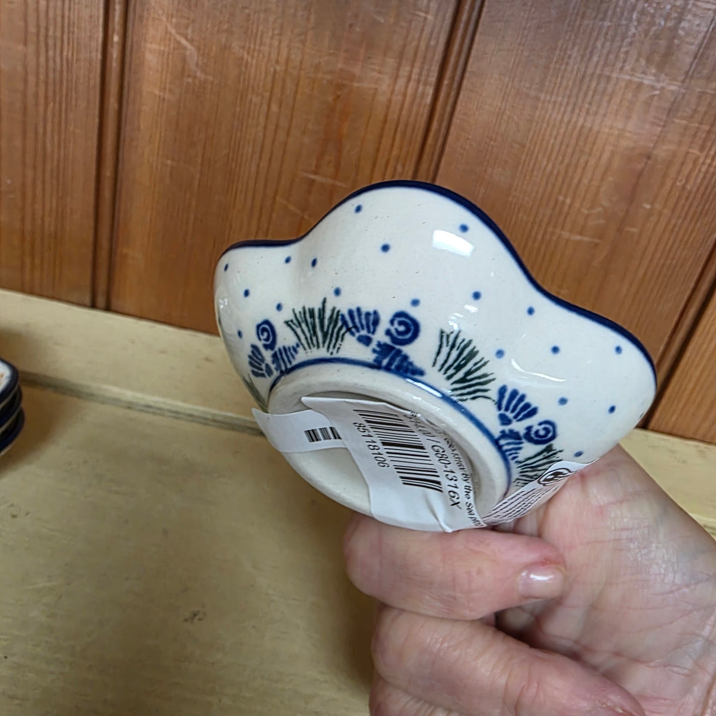 Petal Bowl ~ 3.5"    G80-1316X  By the Sea pf0526