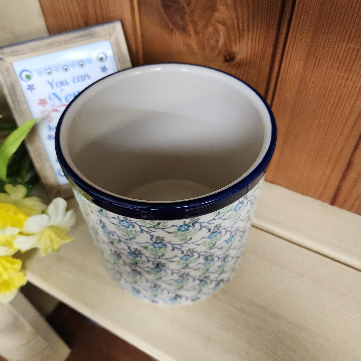 Utensil Holder   5.5"  003-2814X  Summer Ivy pf0526
