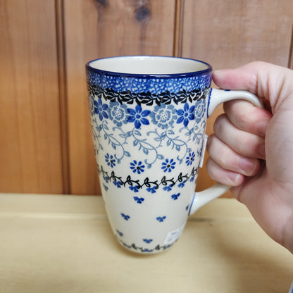 Mug 12 oz Tall Latte    C52-2158X  Silver Lace pf0526