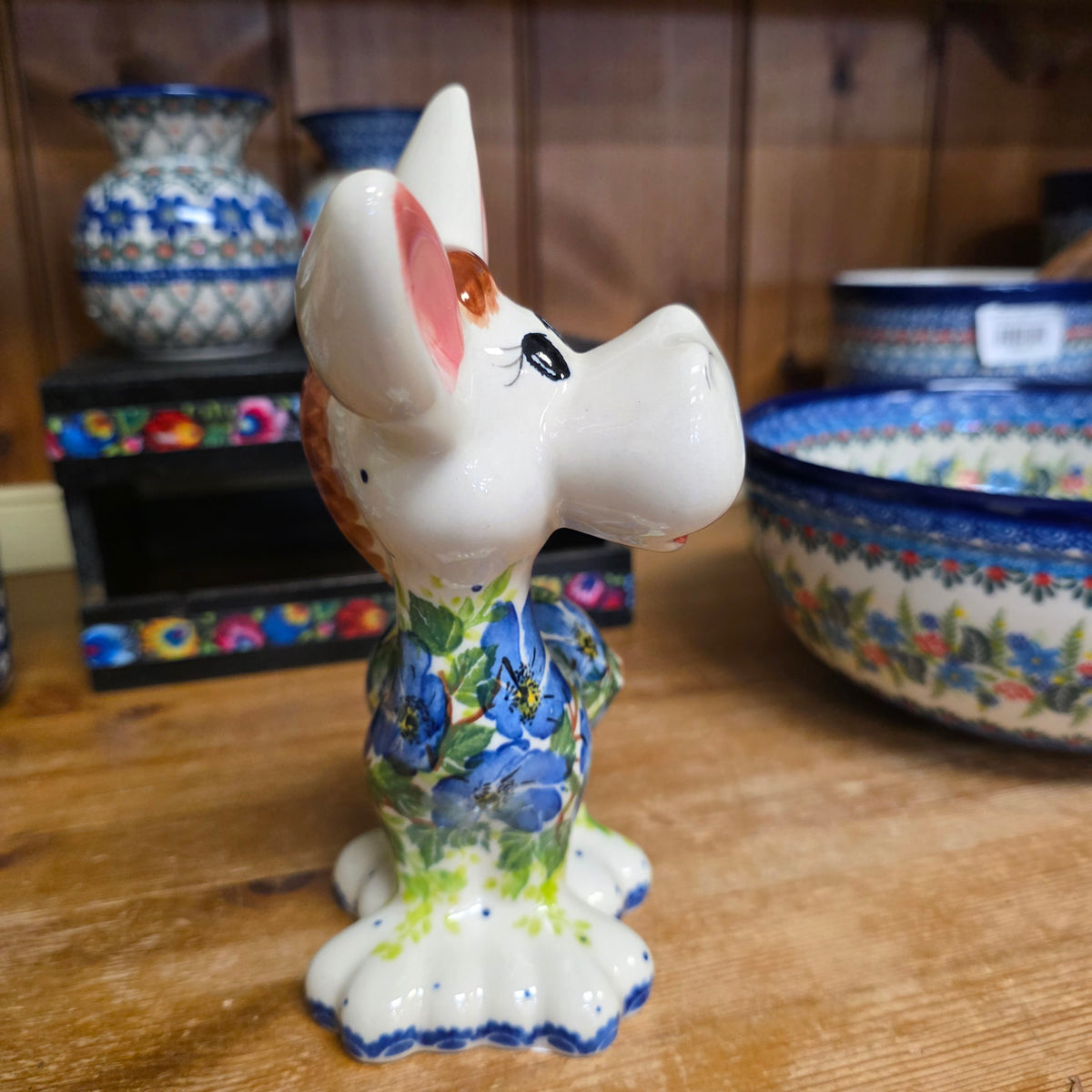 Donkey ~ Blue  ART2 yellow bird 1166