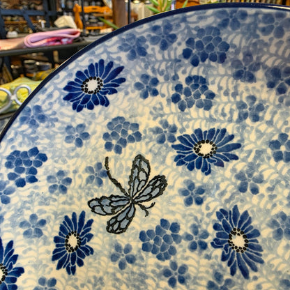 Plate   7.75" Dessert    2999X ~Blue Dragonfly