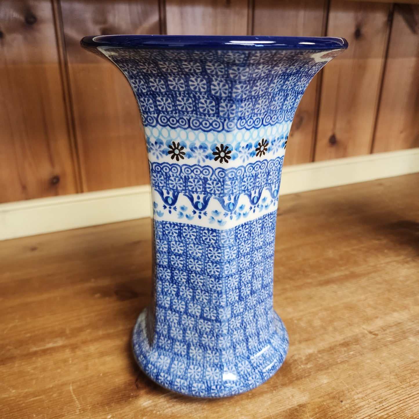 Vase ~ 9.5" 052-2187X Blue Yonder