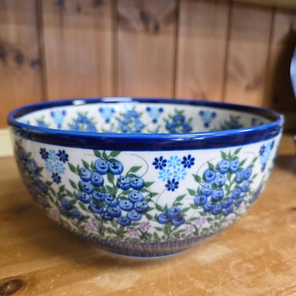 Bowl 9" Serving ~ Blue Berries