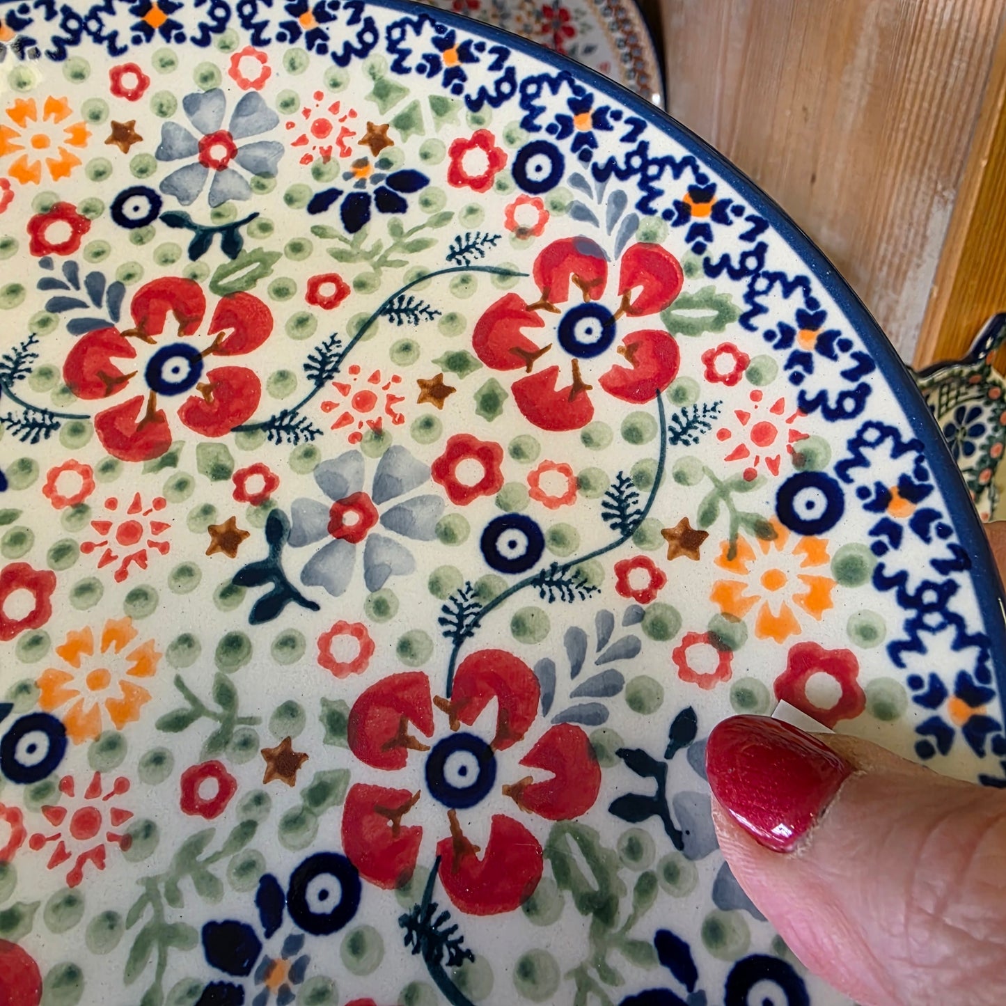 Plate ~ Sandwich 8.5" Prairie Bloom eo34