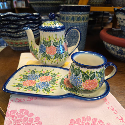 Bundle ~ Hydrangea Tea Set with FREE tea towel Bundle