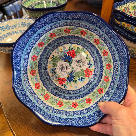 Bowl   Wavy Edge   Small  8" 691-U5156  U4 pf0526