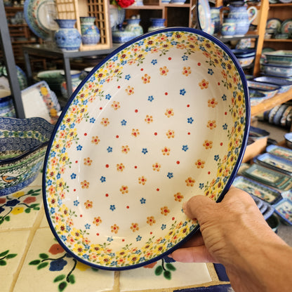 Baker Oval ~ 10.5" 298-2225X Buttercup /6 cups