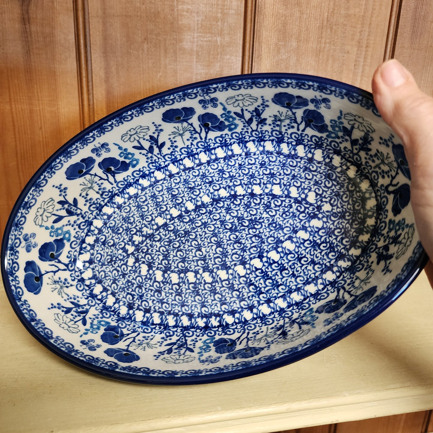 Baker Oval   9.5"    2902X ~ Evening Poppy