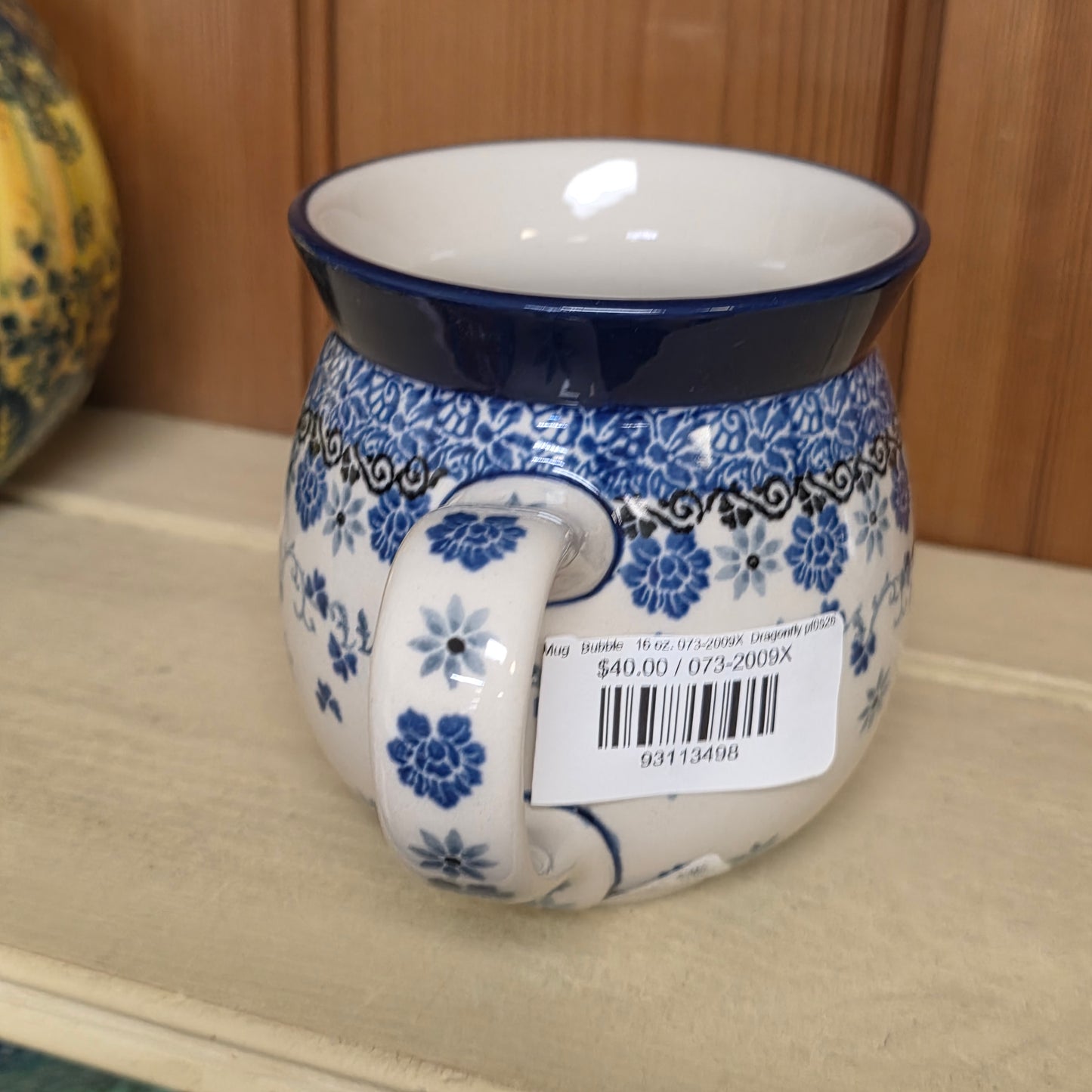 Mug   Bubble   16 oz. 073-2009X  Dragonfly pf0526