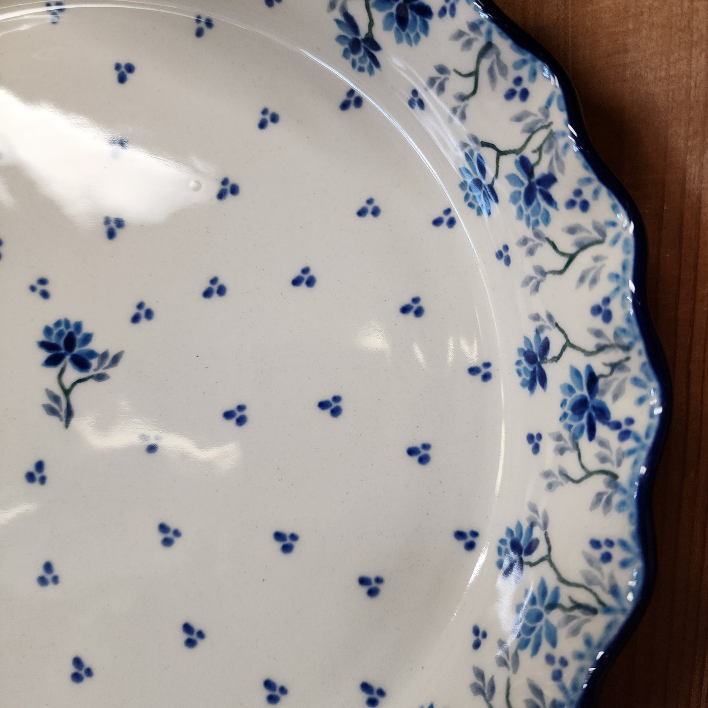 Pie Plate   Fluted   10"   2524X ~ Clover Fields