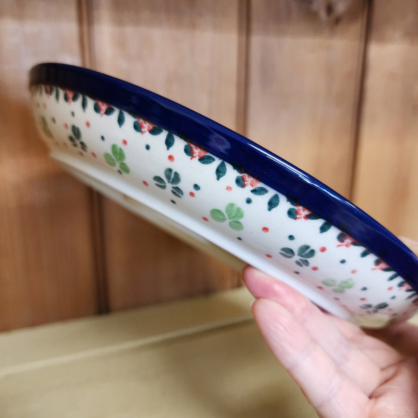 Plate   Rimmed   9"   3239X ~ Lucky Charm