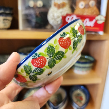 Bowl ~ 5" shallow B89 2709X ~ Strawberry Field