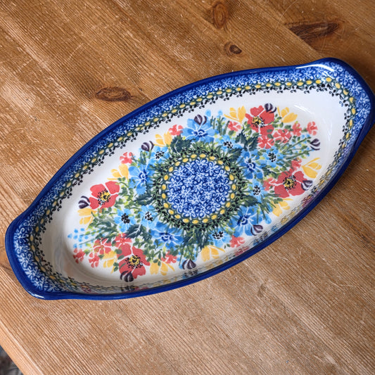 Baker Tab ~ 11" Red/Yellow 1160