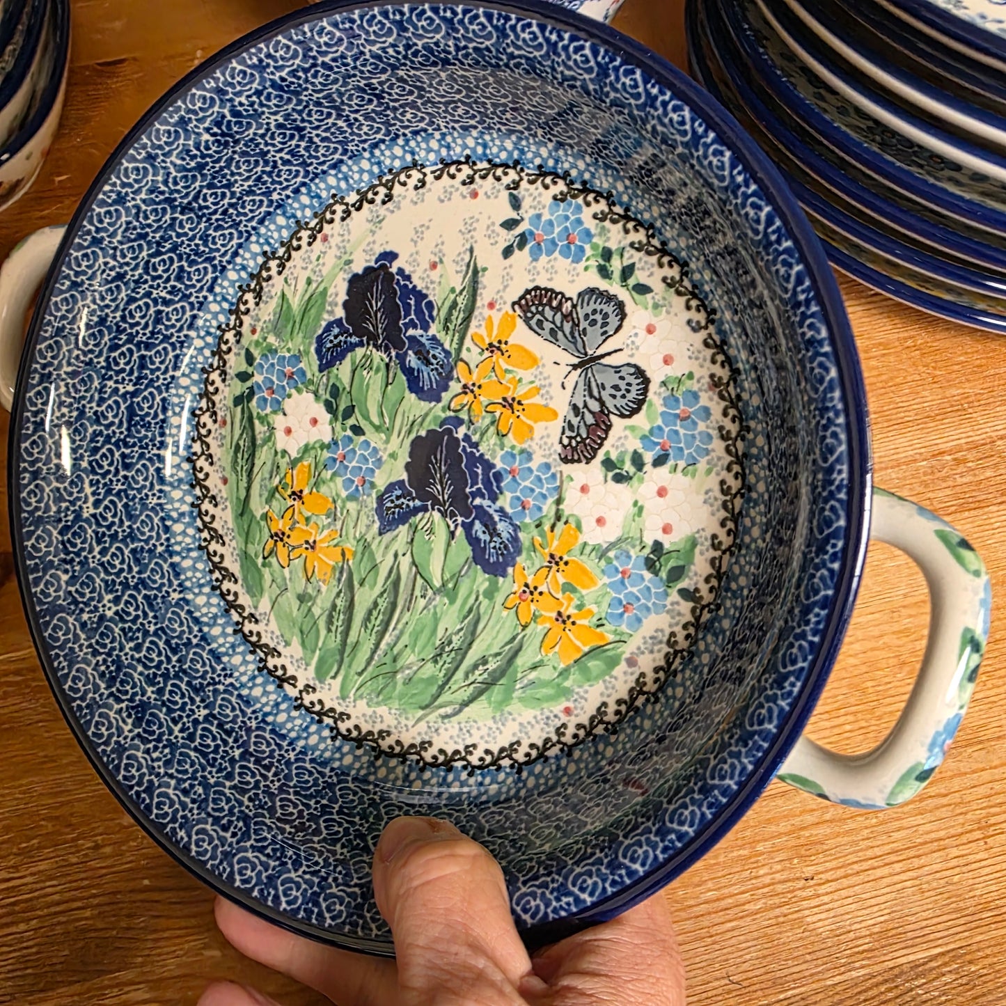 Baker   Round w/ Handles   8"   U5132 ~ U4