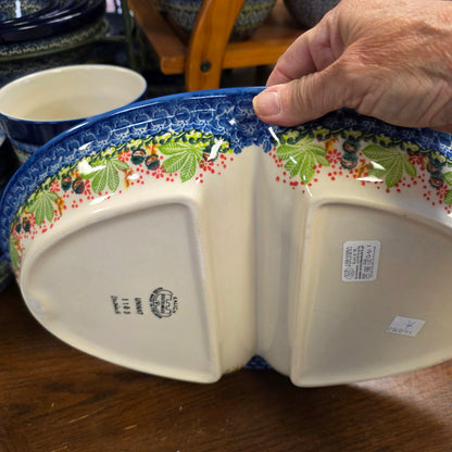 Divided Dish 15"x10" 1103