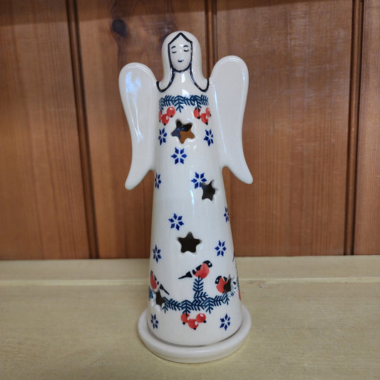 Angel luminary  7.5" GILE red bird