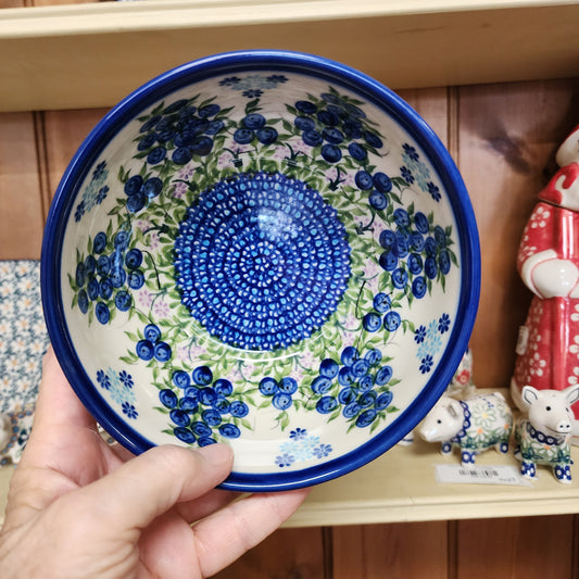 Bowl ~ 6" ~ Blue Berries
