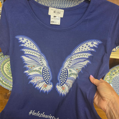 tshirt ~ Ladies Large blue t shirt