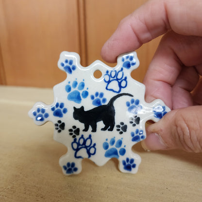 Ornament   Snowflake   3" x 3" A88-1771X  Boo Boo Kitty pf0526