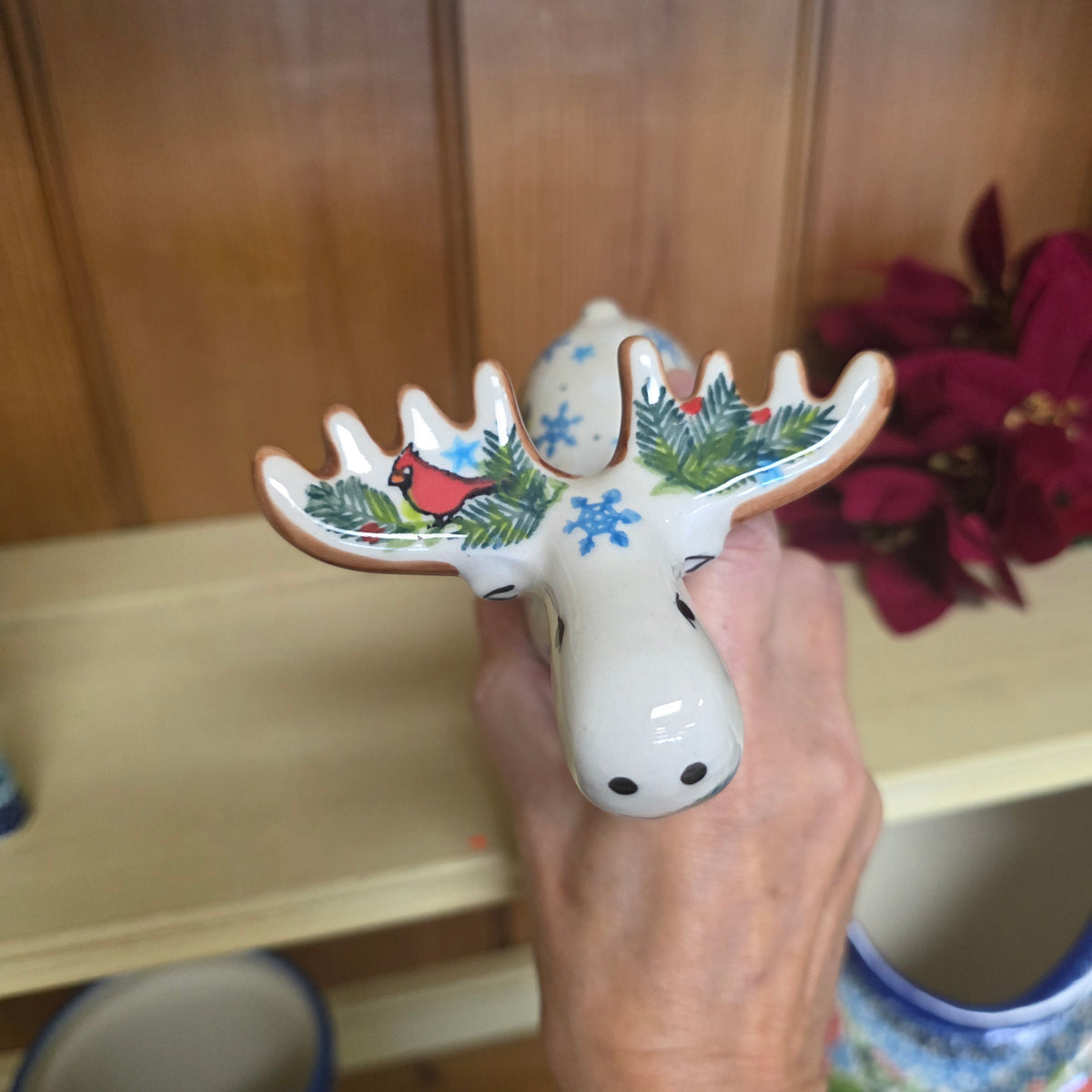 Moose Snowflakes 6.5" (large)