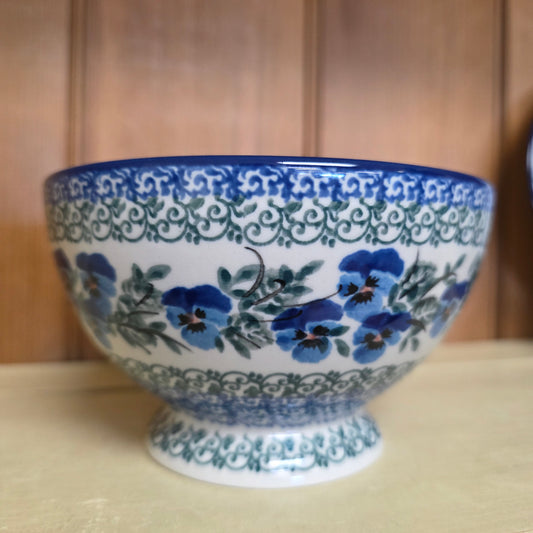 Bowl w/Pedestal   5.25"W  206-2273X  Winter Viola pf0526