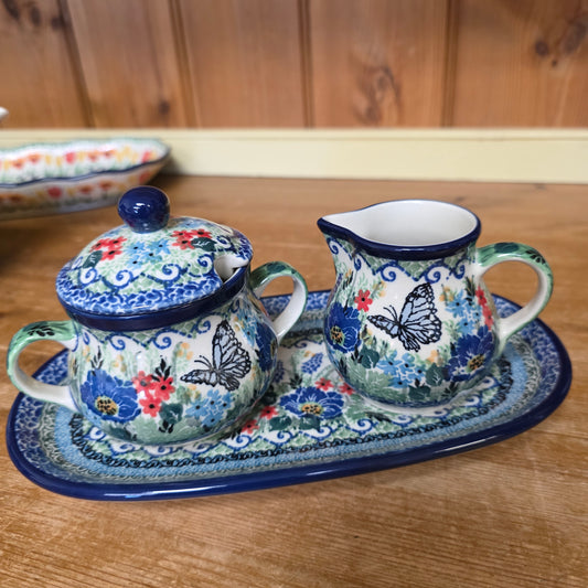 Set ~ Sugar/creamer/plate ~   422-U4600  U4 pf0526