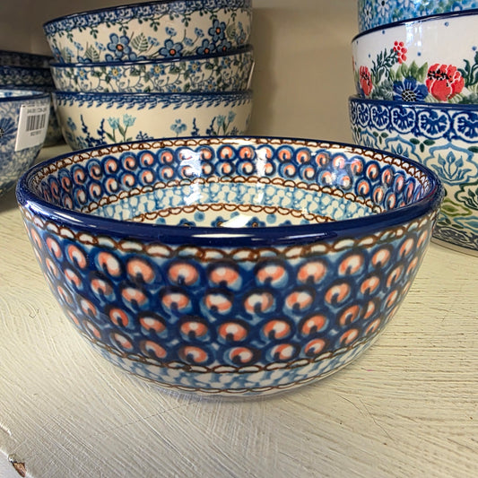 Bowl   Ice Cream   4.5" 017-U408C  U4 pf0526 Blue Jacek Chyla