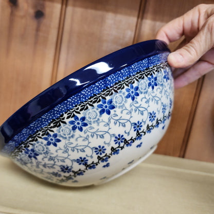 Bowl   Nesting   9" W    2158X ~ Silver Lace