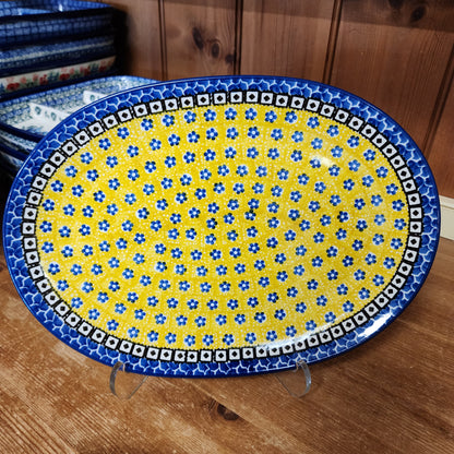 Oval Platter ~ Large 12" x 8.5"    G68-0859X  Sunburst pf0526