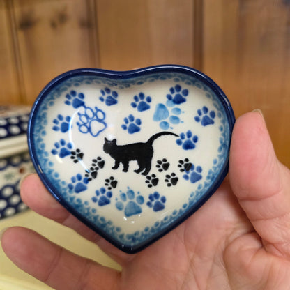 Dish  Heart Shape 1771 Boo Boo Kitty  3"