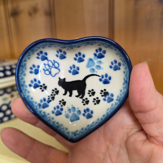 Dish  Heart Shape 1771 Boo Boo Kitty  3"
