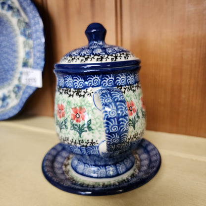 Mug w/Infuser and Saucer   12 oz.    1916X ~ Maraschino