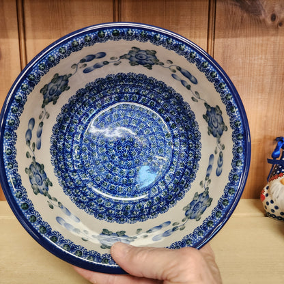 Bowl ~ 7 cup Mixing Bowl  Blue Poppy