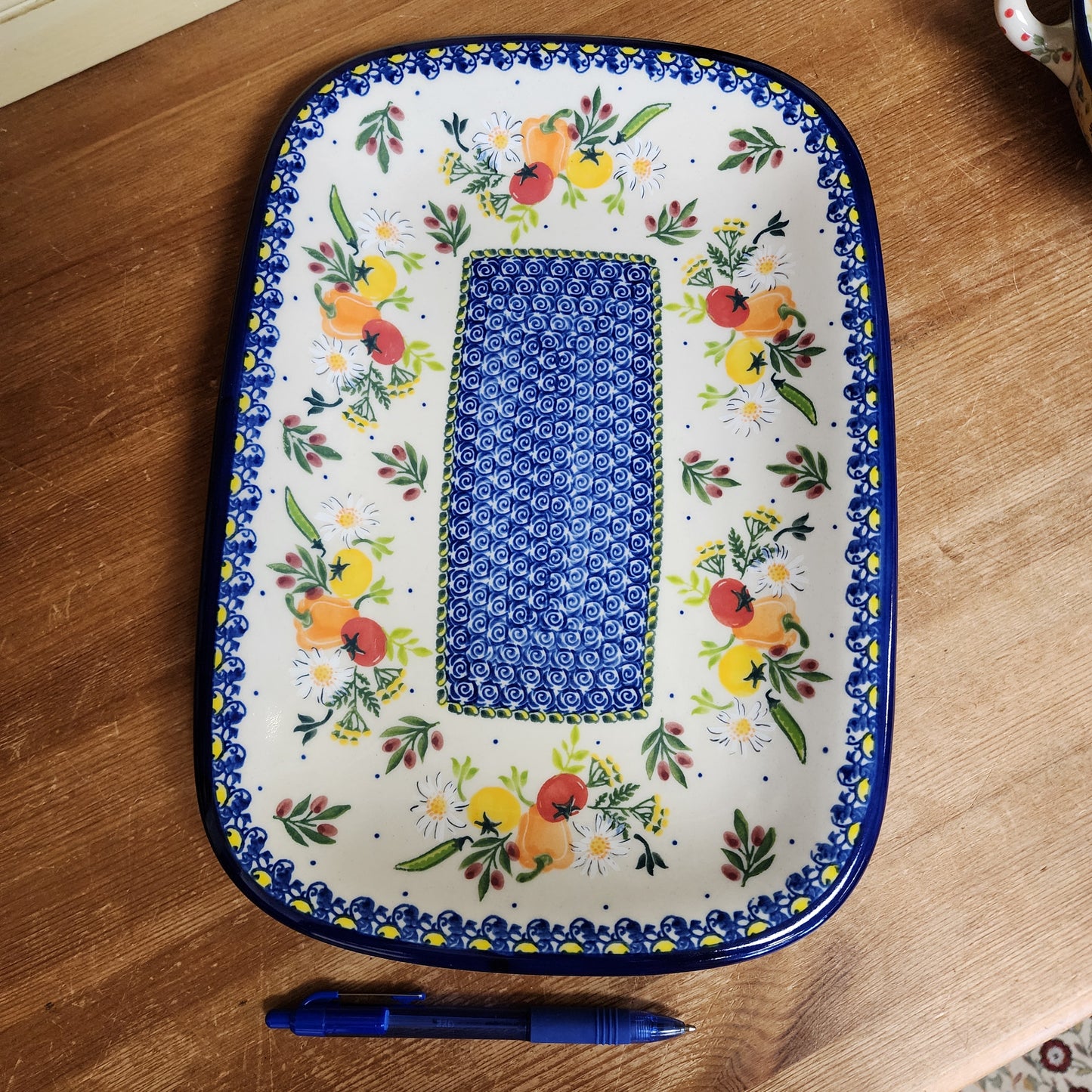 Platter 13"x9" Rectangular Vegie 1142