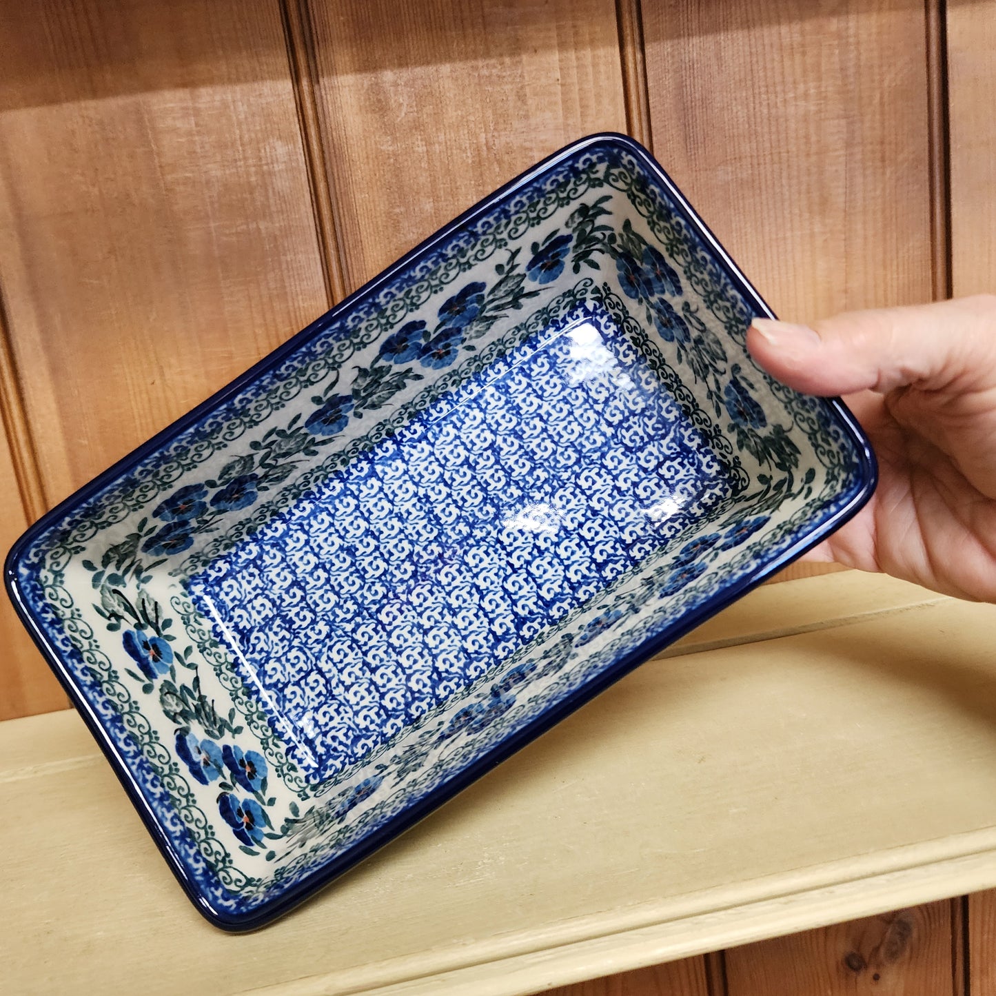 Baker ~ Loaf Pan ~ 7.75"w X 8"L 2273X ~ Winter Viola