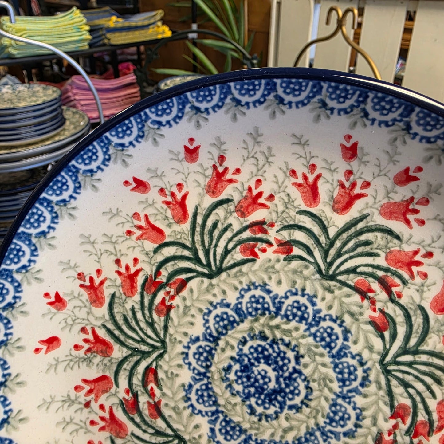 Plate   7.75"  Dessert   1437X ~ Crimson Bells