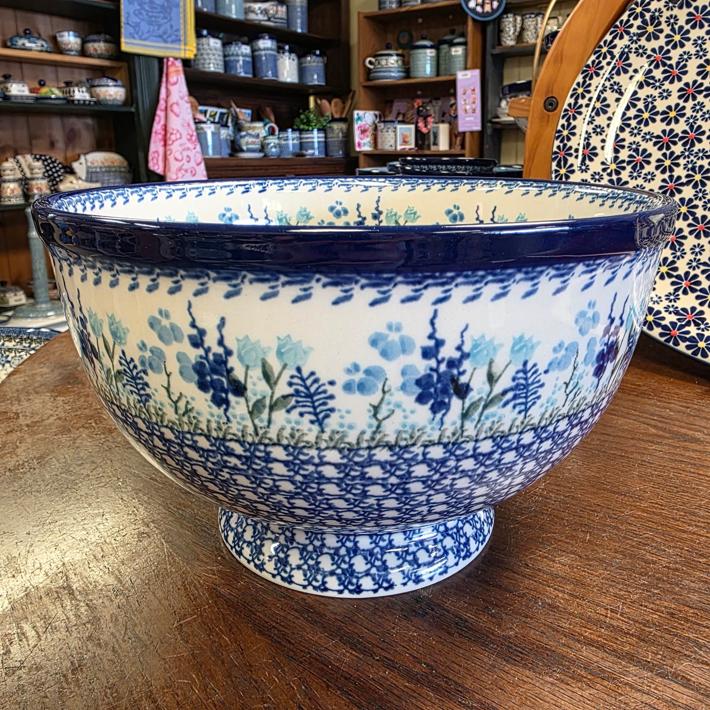 Pedestal Bowl - Large 9"wx5"H  A14-2898X  Little Gems pf0526
