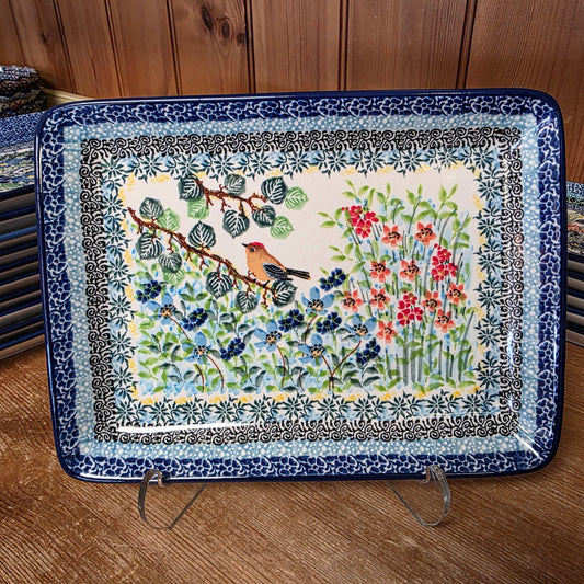 Platter Rectangular 9.5" x7" 111-U5098  U4 pf0526