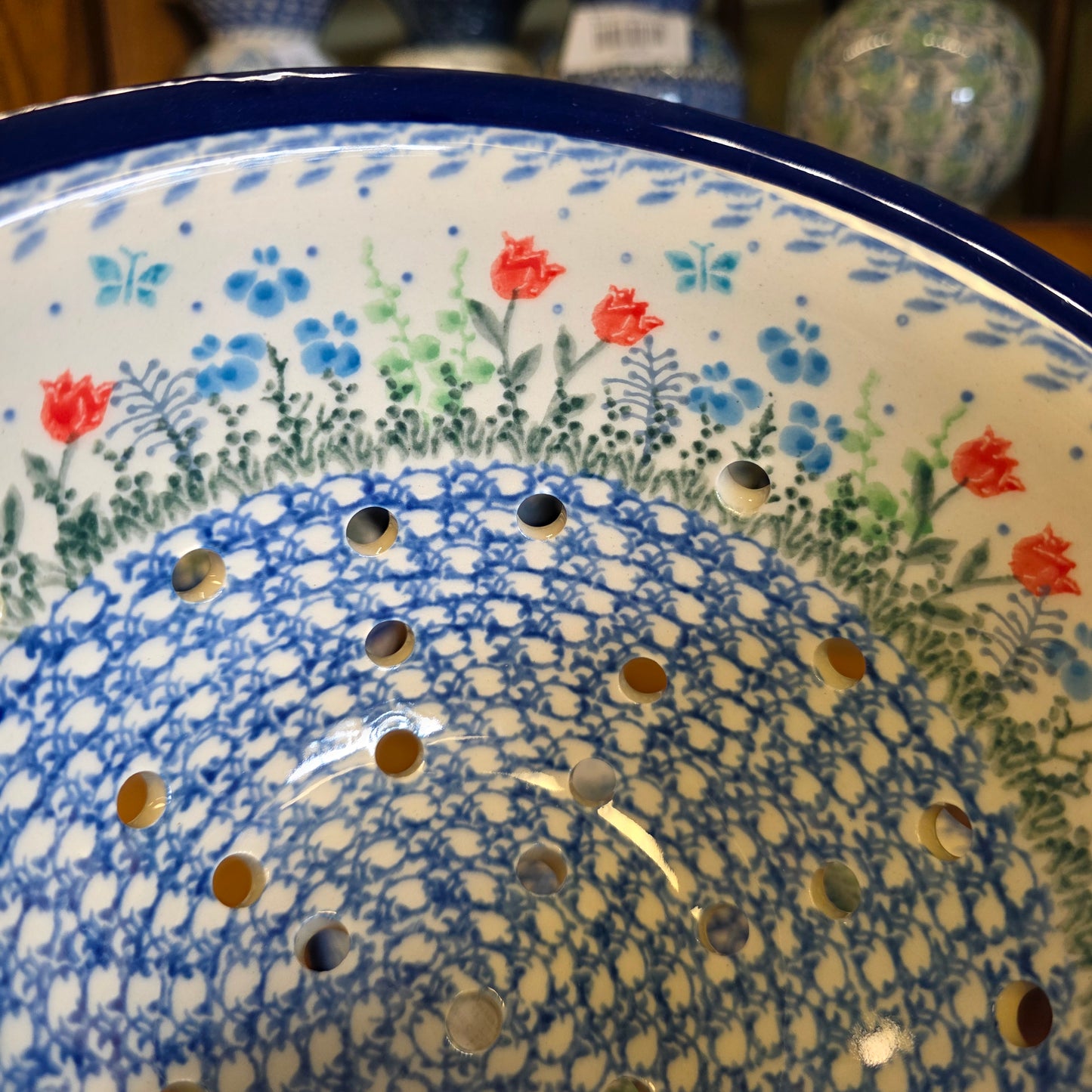 Berry Bowl w/ Saucer   8"W  470-2903X  Tulip Horizon pf0526