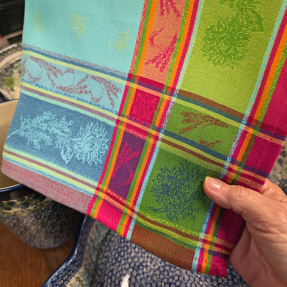 Towel ~ French Cezanne Turquoise Bright colors