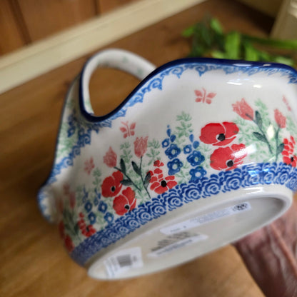 Basket with Handle   A21-3220X  Whimsical Garden pf0526