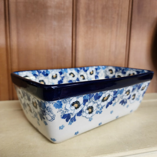 Baker   Loaf Pan   4.75"w X 8"L x 3"deep   2222X ~ Snow Poppy