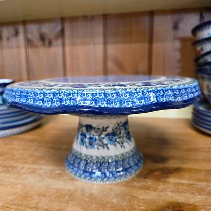 Cake plate  Pedestal  148-2273X  Winter Viola pf0526