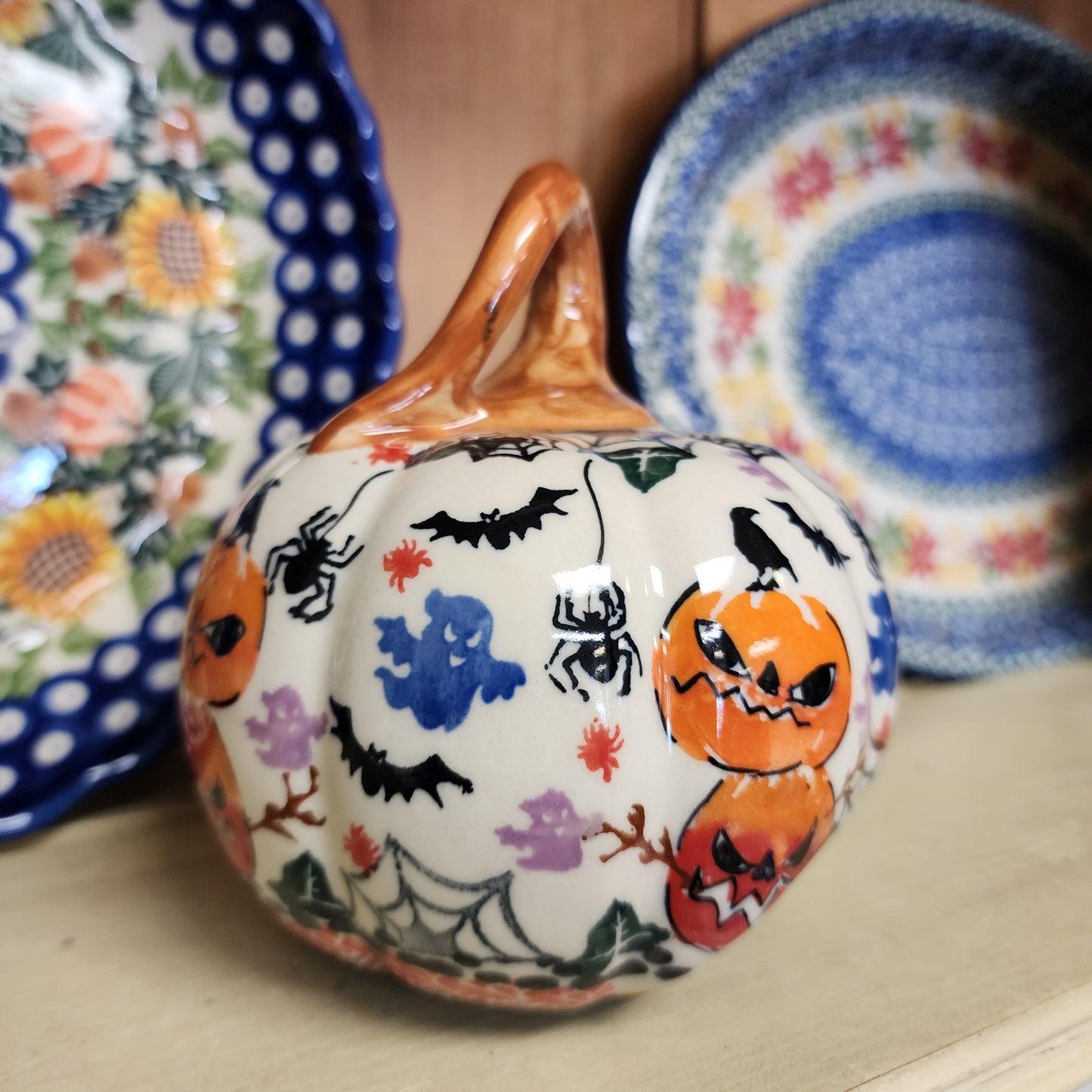 Pumpkin Jack o lantern  5.5" Halloween luminary